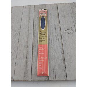 Vintage J&P Coats Neck Opening Metal Zipper 20" Monaco Blue 10